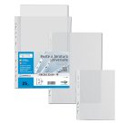 Buste forate Ercole - PVC liscio - 22 x 30 cm - trasparente - Sei Rota - conf. 25 pezzi