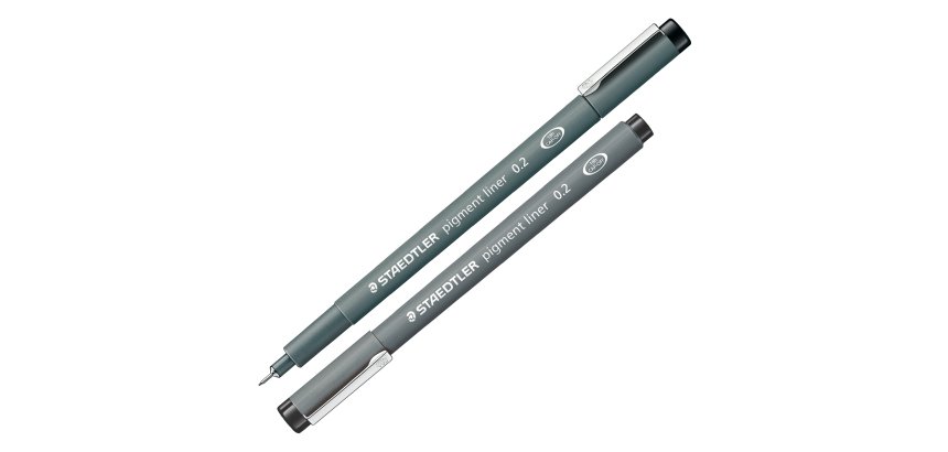 Pennarello Pigment Liner 308 - nero - 0,2 mm - Staedtler