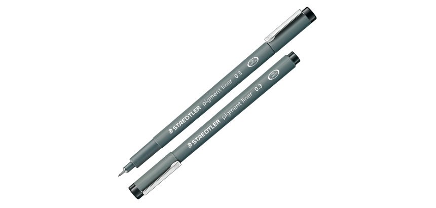 Pennarello Pigment Liner 308 - nero - 0,3 mm - Staedtler