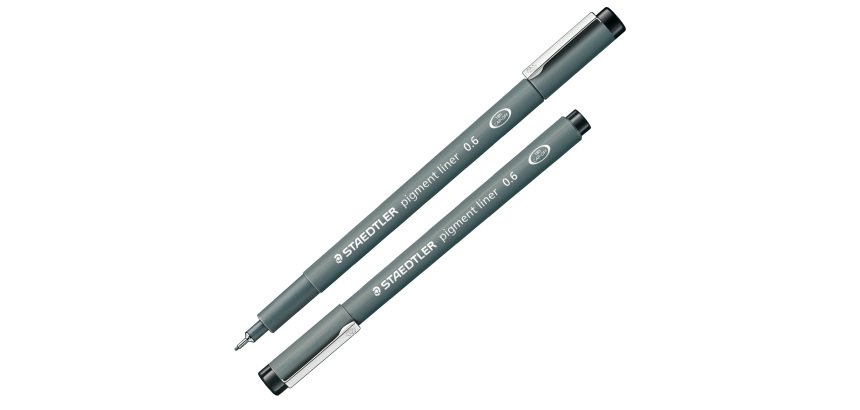Pennarello Pigment Liner 308 - nero - 0,6 mm - Staedtler