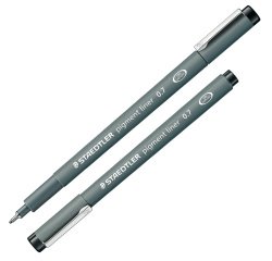 Pennarello Pigment Liner 308 - nero - 0,7 mm - Staedtler