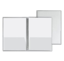 Cartelline con tasche Capri 69/T2 - PVC - 21 x 29,7 cm - cristallo - Sei Rota - conf. 5 pezzi