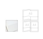 Cartella con doppia tasca Capri 69/T2 - A4 - PVC - trasparente liscio - Sei Rota - conf. 5 pezzi