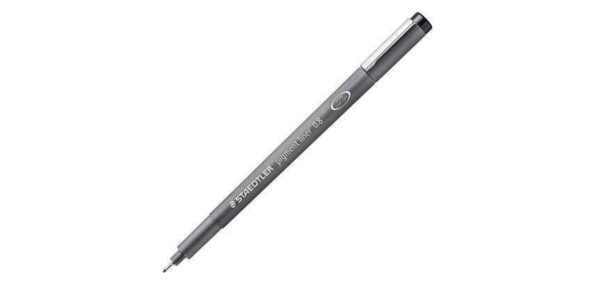 Pennarello Pigment Liner 308 - nero - 0,8 mm - Staedtler