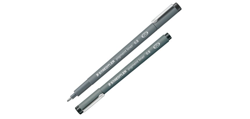 Pennarello Pigment Liner 308 - nero - 0,8 mm - Staedtler