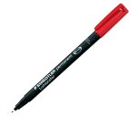 Pennarello Lumocolor Permanent 318 - punta 0,6 mm - rosso - Staedtler