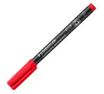 Pennarello Lumocolor Permanent 318 - punta 0,6 mm - rosso - Staedtler