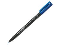 Pennarello Lumocolor Permanent 318 - punta 0,6 mm - blu - Staedtler