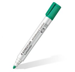Pennarelli Lumocolor whiteboard 351 - punta tonda - tratto 2 mm - verde - Staedtler