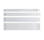 Portaetichette adesivo Ies L40 - 40 x 300 mm - grigio - Sei Rota - conf. 10 pezzi