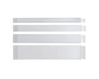 Portaetichette adesivo Ies L40 - 40 x 300 mm - grigio - Sei Rota - conf. 10 pezzi