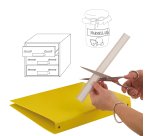 Portaetichette adesivo Ies L40 - 40 x 300 mm - grigio - Sei Rota - conf. 10 pezzi