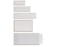 Portaetichette adesivo Iesti A2 - 32 x 88 mm - trasparente - Sei Rota - conf. 10 pezzi