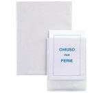 Buste autoadesive Iesti - PVC - A4 - trasparente - Sei Rota - conf. 5 pezzi