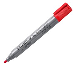 Marcatore Lumocolor Flipchart 356 - a base d'acqua - punta tonda 2 mm - rosso - Staedtler