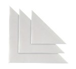 Busta autoadesiva TR 10 - triangolare - PVC - 10 x 10 cm - trasparente - Sei Rota - conf. 10 pezzi