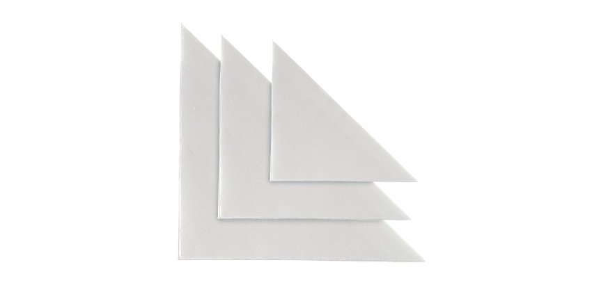 Busta autoadesiva TR 10 - triangolare - PVC - 10 x 10 cm - trasparente - Sei Rota - conf. 10 pezzi