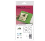 Busta autoadesiva TR 10 - triangolare - PVC - 10 x 10 cm - trasparente - Sei Rota - conf. 10 pezzi