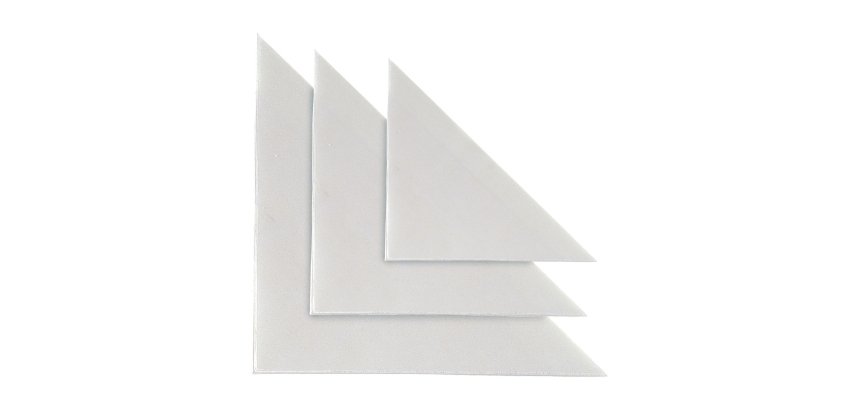 Busta autoadesiva TR 17 - triangolare - PVC - 17 x 17 cm - trasparente - Sei Rota - conf. 10 pezzi