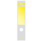Copridorso CDR S - carta autoadesiva - 7 x 34,5 cm - giallo - Sei Rota - conf. 10 pezzi