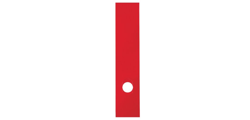 Copridorso CDR P - PVC adesivo - 7 x 34,5 cm - rosso - Sei Rota - conf. 10 pezzi