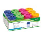 Temperamatite - 2 fori - con contenitore - Lebez