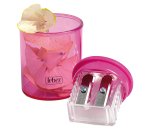 Temperamatite - 2 fori - con contenitore - Lebez