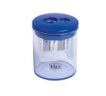 Temperamatite - 2 fori - con contenitore - Lebez