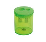 Temperamatite - 2 fori - con contenitore - Lebez