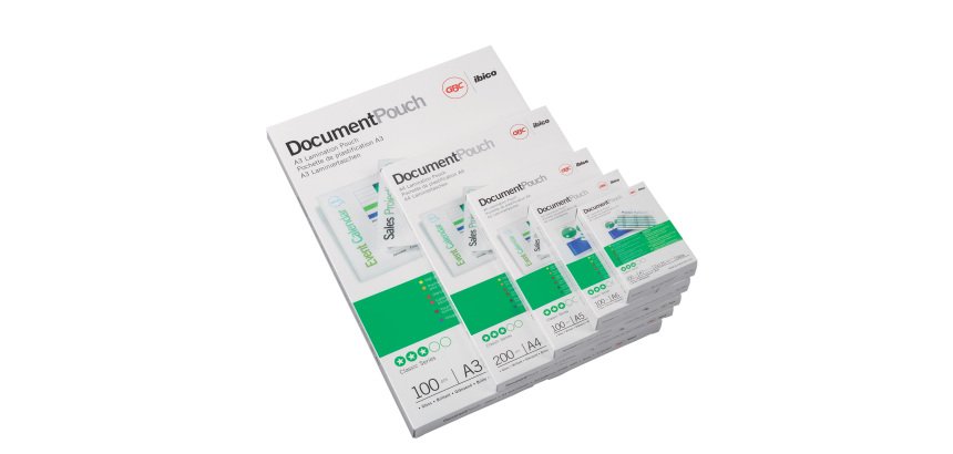GBC Lamination Pouch 54x86mm 125 Micron