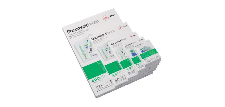 Pouches - A5 - 154 x 216mm - 2 x 125 micron - GBC - conf. 100 pezzi