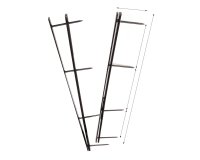 Pettini Velobind - 4 denti - 45 mm - nero - GBC - conf. 25 pezzi