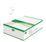 Etichette con filo A384 - 9 x 24 mm - bianco - Lebez - conf. 1000 pezzi