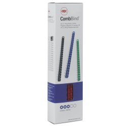 Dorsi spirale - 21 anelli - 10 mm - nero - GBC - conf. 100 pezzi