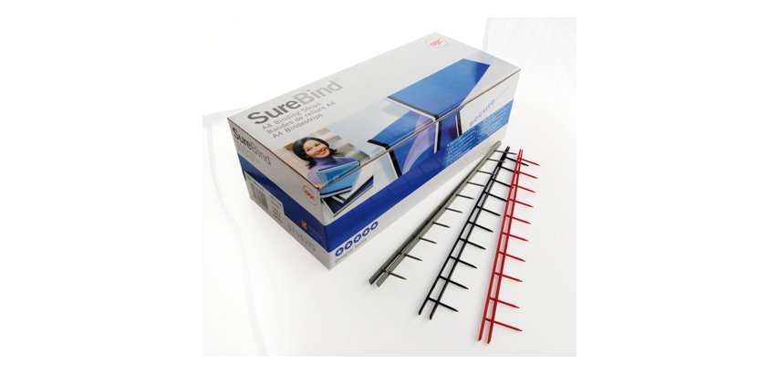 Pettini Surebind - 10 denti - 25 mm - blu - GBC - conf. 100 pezzi