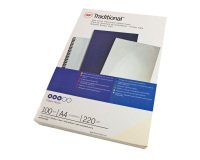 Copertine Traditional - A4 - 220 gr - cartoncino liscio - bianco - GBC - conf. 100 pezzi