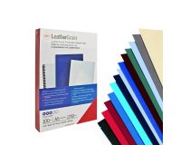 Copertine LeatherGrain - A4 - 250 gr - rosso scuro goffrato - GBC - conf. 100 pezzi
