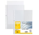 Buste forate Atla - medium - buccia - 18 x 24 cm - trasparente - Sei Rota - conf. 25 pezzi