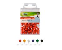 Spilli cartografici a sfera - bianco - Lebez - conf. 100 pezzi