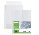 Buste forate Atla T - pesante - liscio - 25 x 35 cm - trasparente - Sei Rota - conf. 10 pezzi