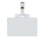 Portanome Pass 3E - clip in metallo - 9,5 x 6 cm - PVC - Sei Rota - conf. 100 pezzi