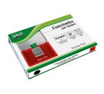 Cuscinetto per timbri - 12,5 x 8,5 cm - rosso - Lebez