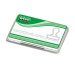 Cuscinetto per timbri - 12,5 x 8,5 cm - nero - Lebez