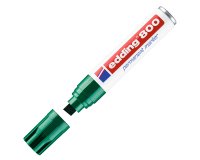 Marcatore permanente 800 - punta scalpello - da 4 a 12 mm - verde - Edding