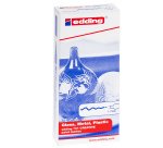 Marcatore permanente a vernice 751 - punta tonda fine - da 1 a 2 mm - rosso - Edding