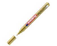 Marcatore permanente a vernice 751 - punta tonda fine - da 1 a 2 mm - oro - Edding