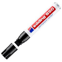 EN_Rotulador edding marcador permanente 850 negro punta biselada 5-15 mm recargable