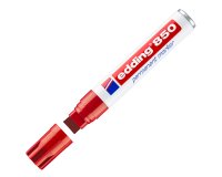 Edding 4-850 002 permanent marker Chisel tip Red 5 pc(s)