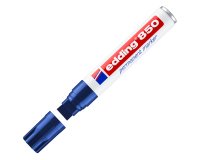 En_rotulador edding marcador permanente 850 azul punta biselada 5-15 mm recargable