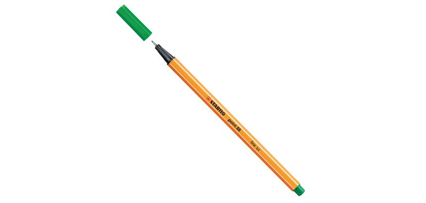 Fineliner Point 88 - tratto 0,4 mm - verde 36 - Stabilo